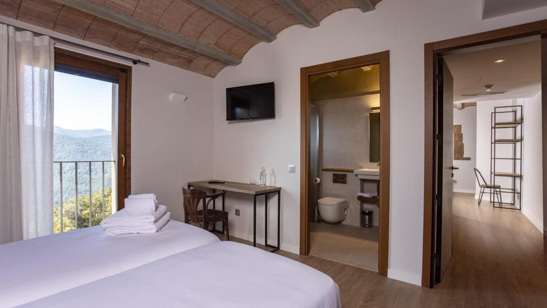 Abbatissa Hotel Restaurant Sant Joan de les Abadesses Extérieur photo
